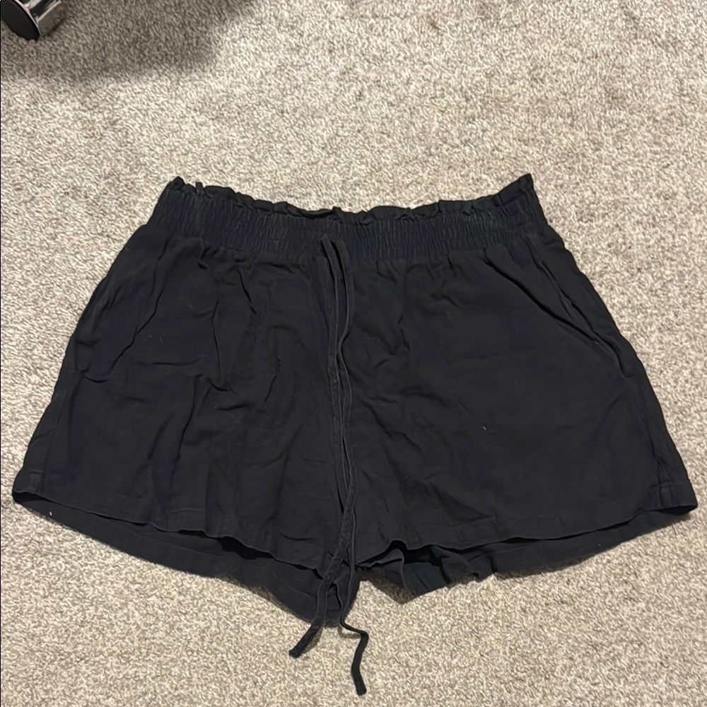 Women's Black Casual Shorts